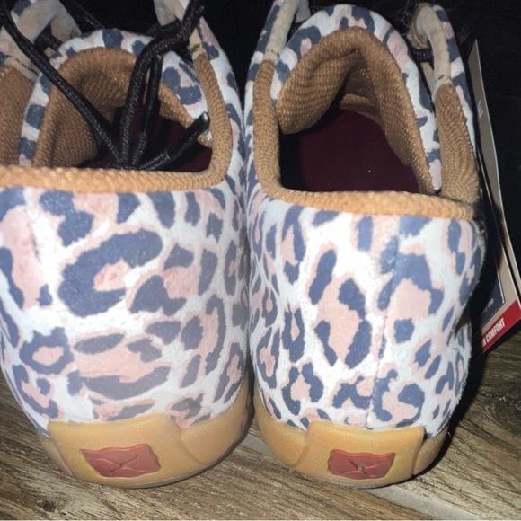 NWT Twisted X Boat Shoe Driving Moc - Leopard Cheetah print - Picture 5 of 6